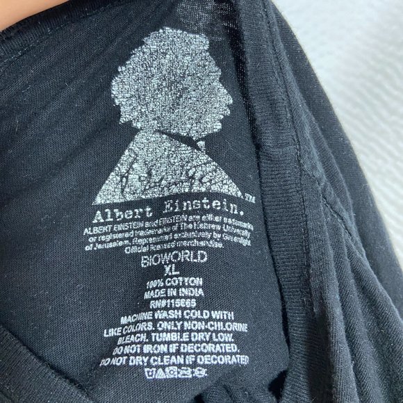 Albert Einstein t shirt bio world embroidery thread rainbow - Picture 7 of 8